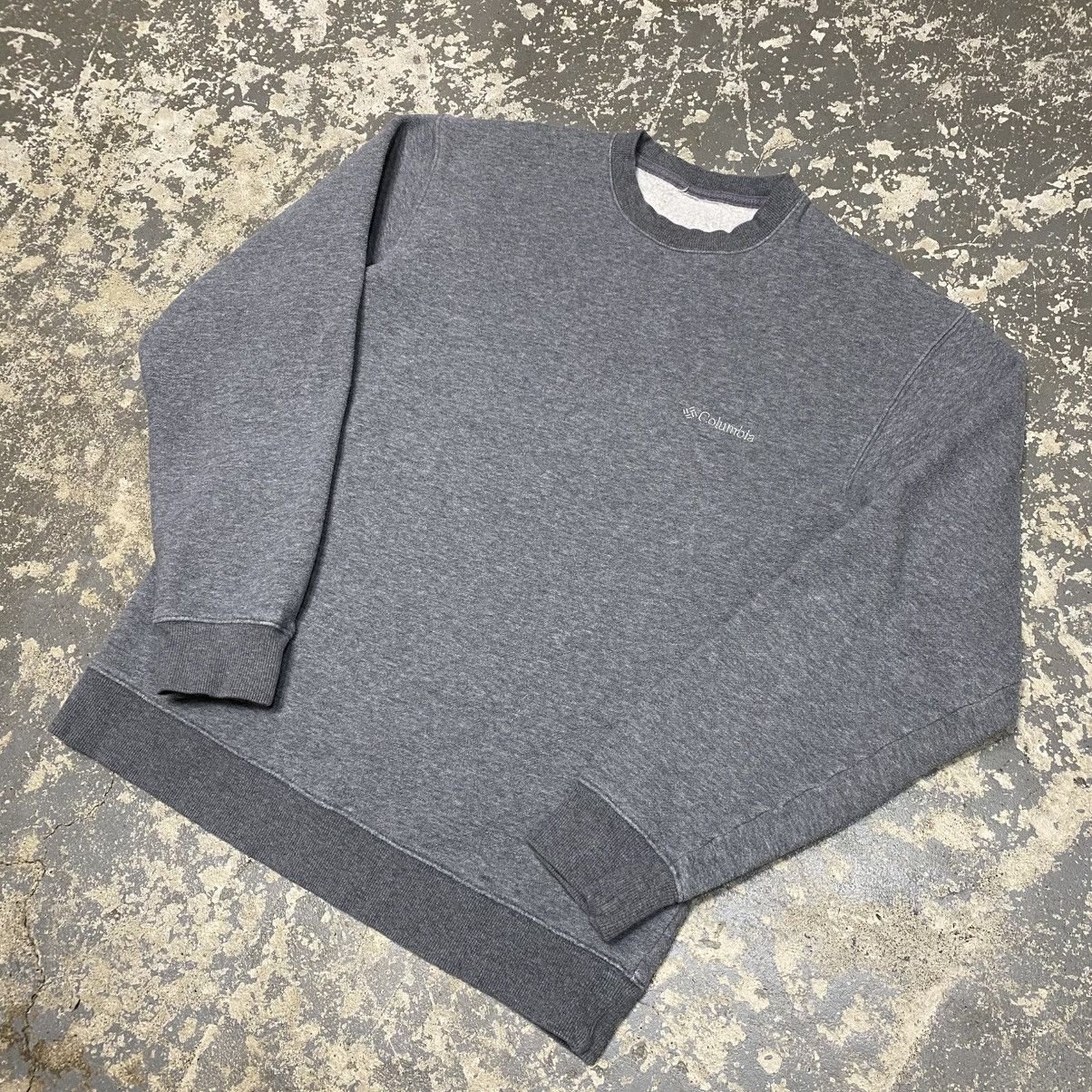 Columbia × Vintage Vintage Columbia Grey Blank Crewneck Sweatshirt Size US S / EU 44-46 / 1 - 2 Thumbnail