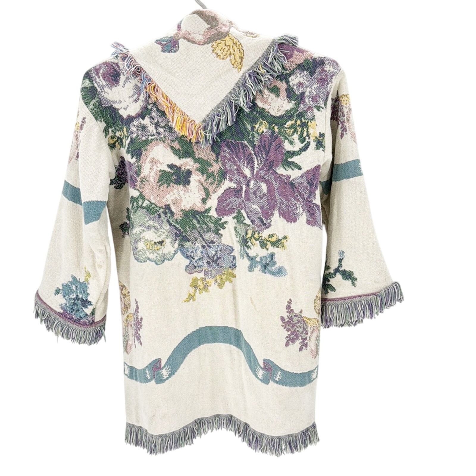 Other Vintage All in the Bag Coat tapestry blanket 90s cherub sz L Size XL / US 12-14 / IT 48-50 - 2 Thumbnail