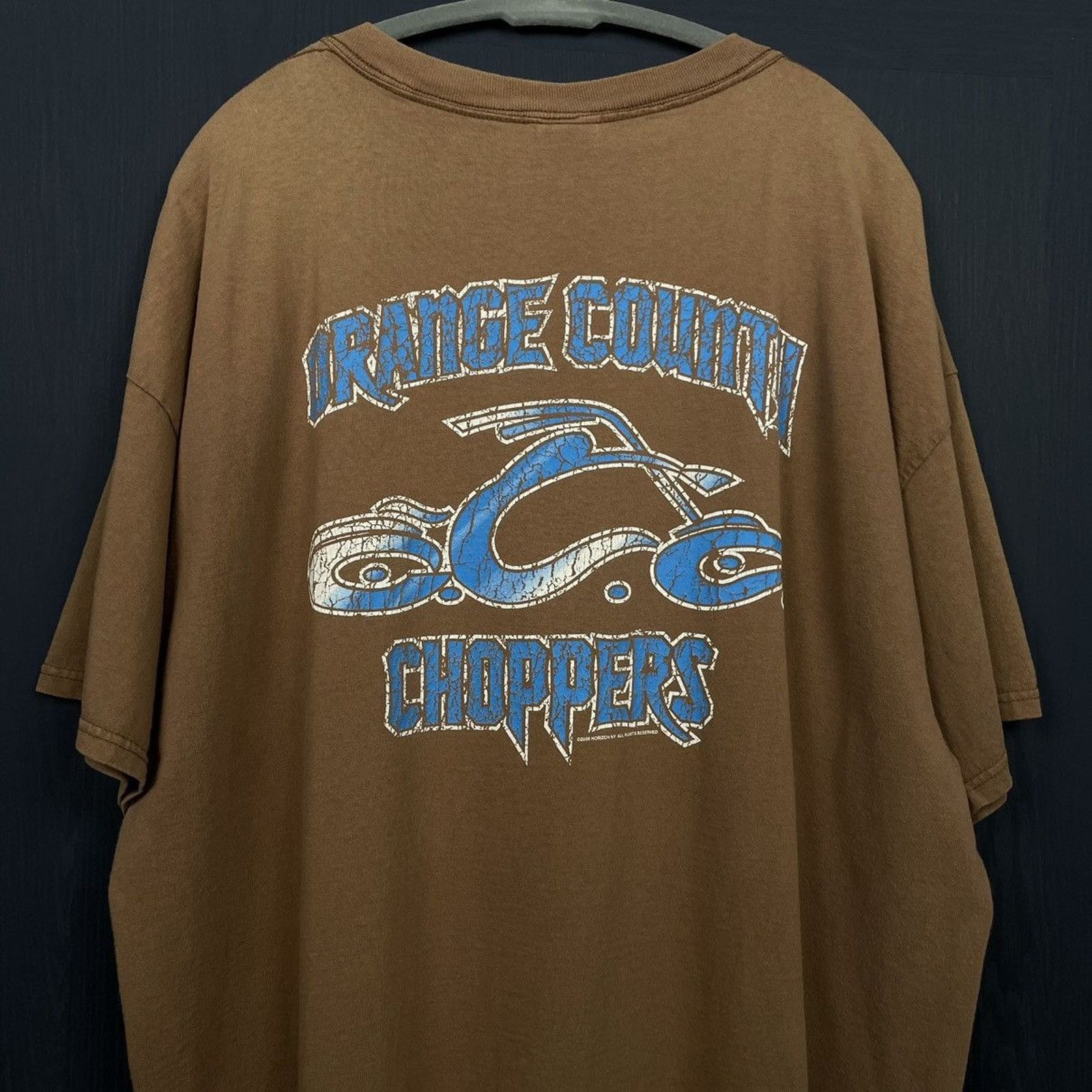 Harley Davidson × Vintage 🇺🇸2006 OC CHOPPERS Bike T Size US XXL / EU 58 / 5 - 2 Thumbnail