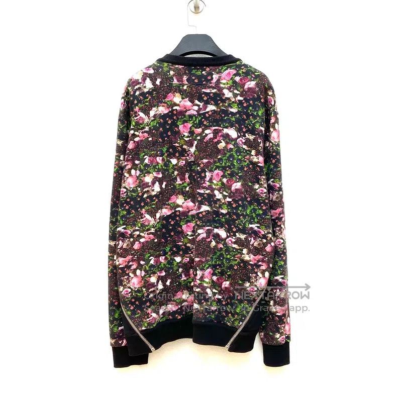 Givenchy Givenchy Human Head Floral Print Hoodie Size US L / EU 52-54 / 3 - 2 Thumbnail