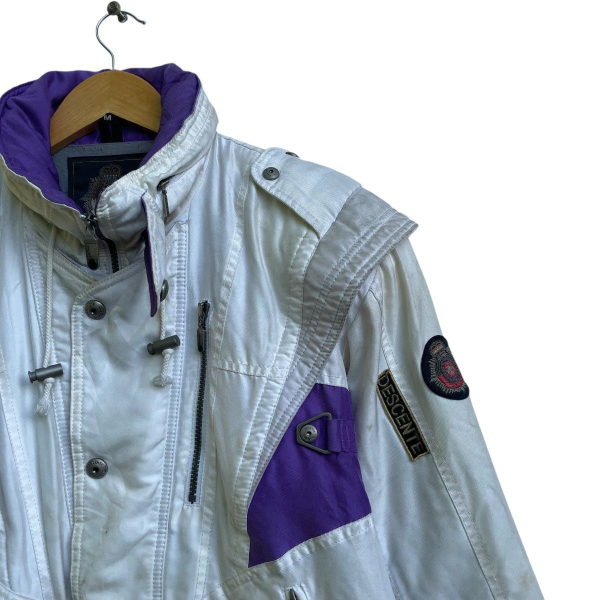 Descente × Vintage 💥Vintage Japanese Brand Descente Racing Equipment Down Hill Size US M / EU 48-50 / 2 - 4 Thumbnail