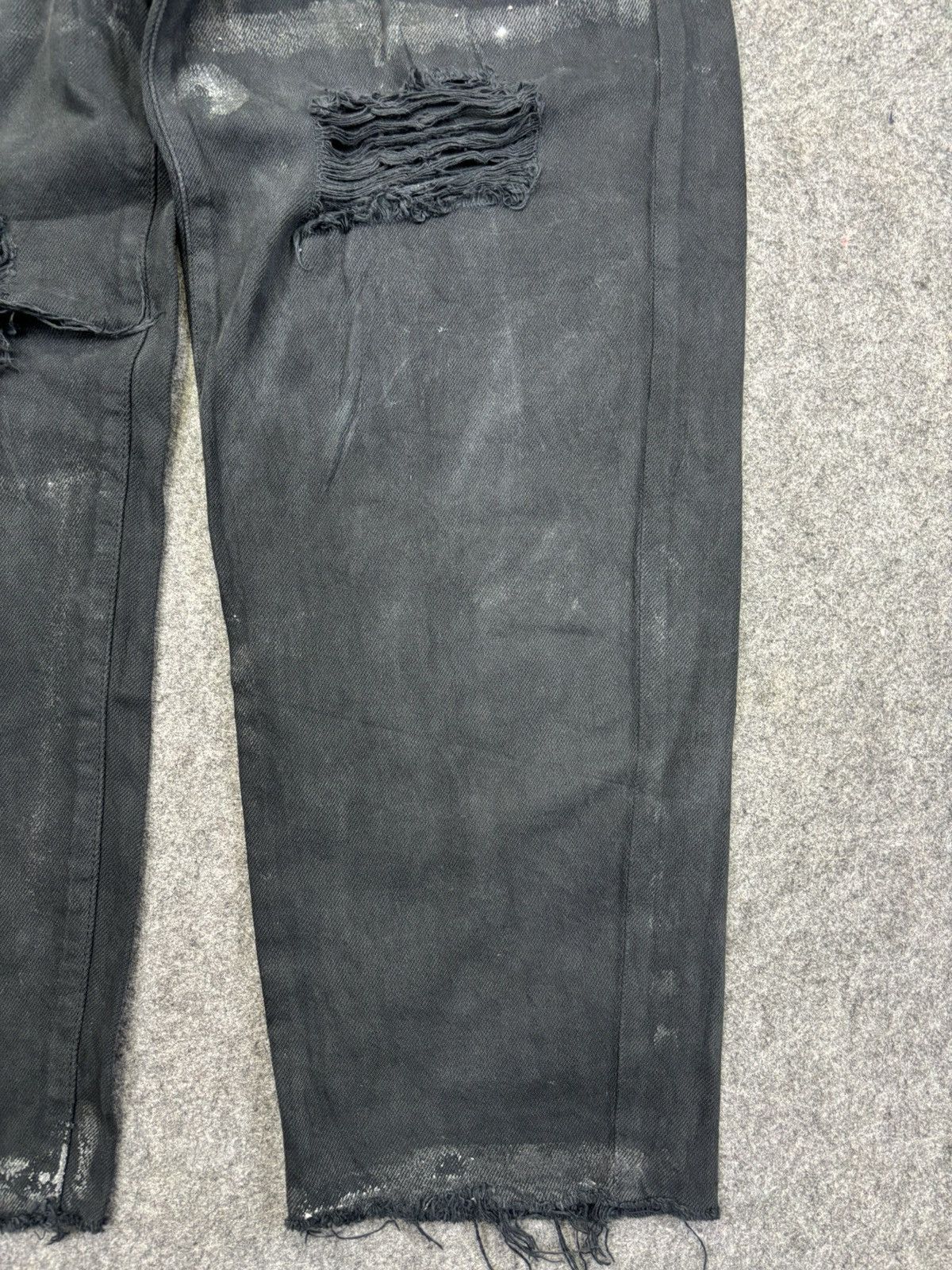 Japanese Brand Archival💥Jeanasis Distressed Balloon Released Hem Denim F925 Size US 27 - 5 Thumbnail