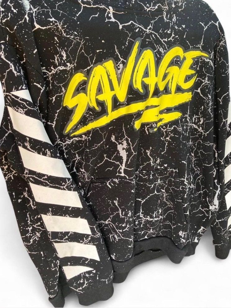 Other Savage Lightning All-Over Print Hoodie Size US L / EU 52-54 / 3 - 4 Thumbnail