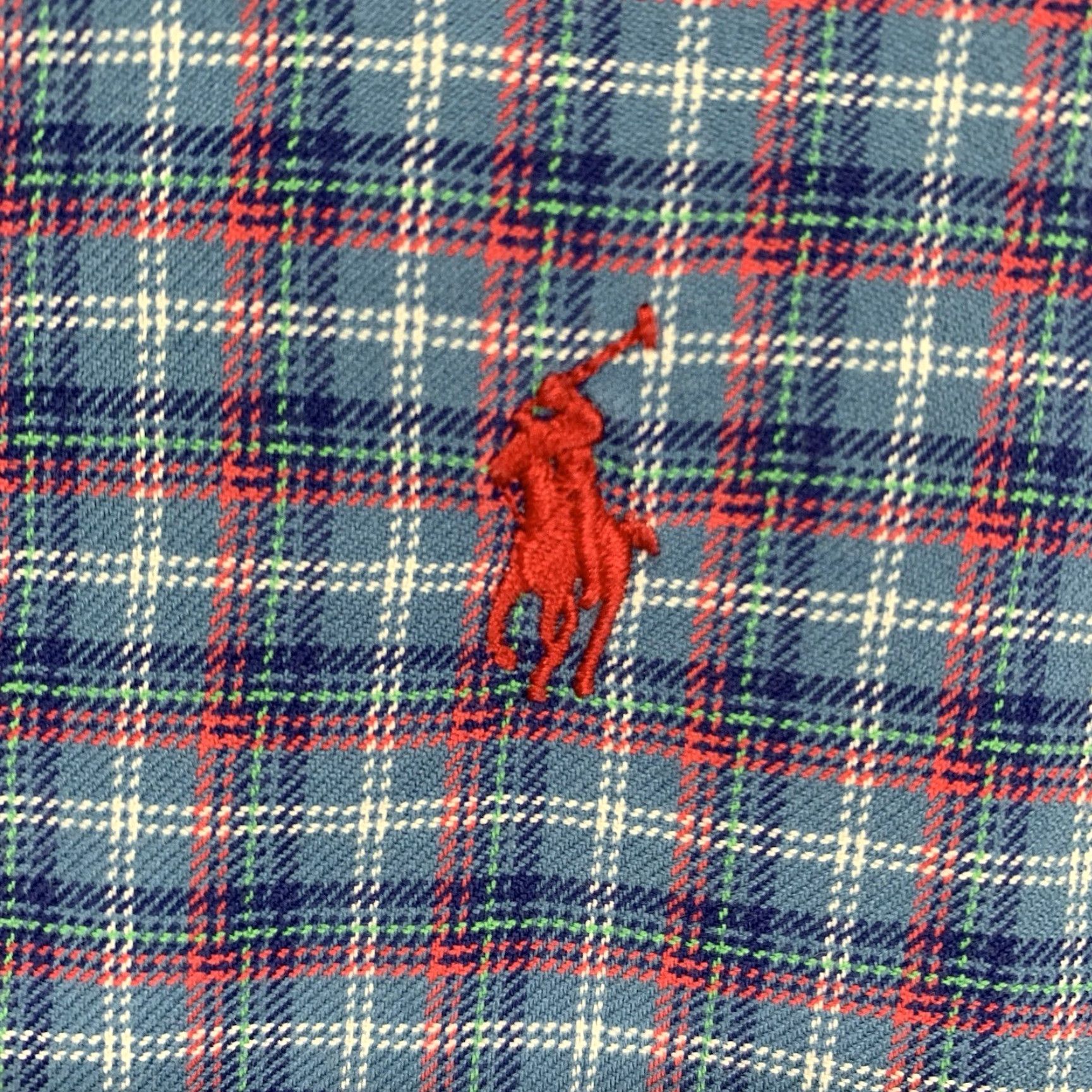 Polo Ralph Lauren VINTAGE Polo Ralph Lauren Men's XL Shirt Button-Down Blue Plaid Cotton Classic Fit All Seasons Size US XL / EU 56 / 4 - 2 Thumbnail