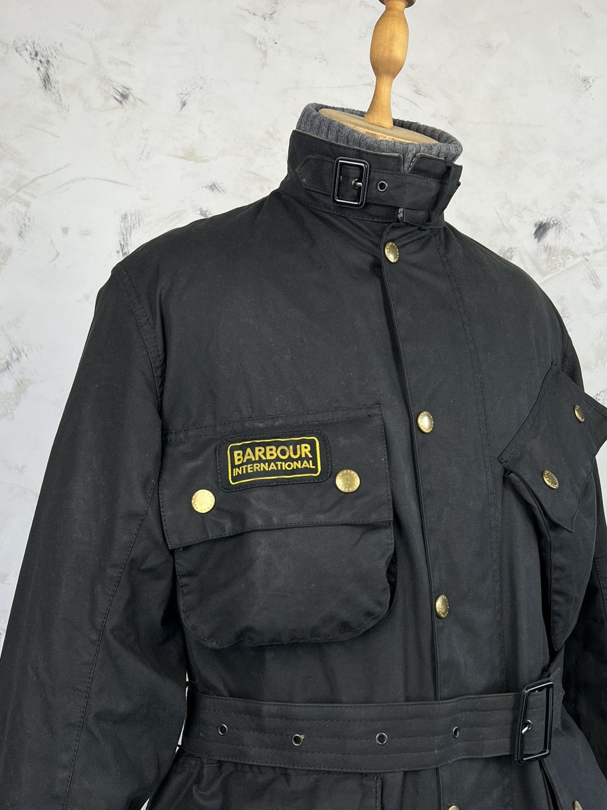 Barbour Barbour International A7 Waxed Jacket Size M - L C38 / 97 cm Size US M / EU 48-50 / 2 - 6 Thumbnail