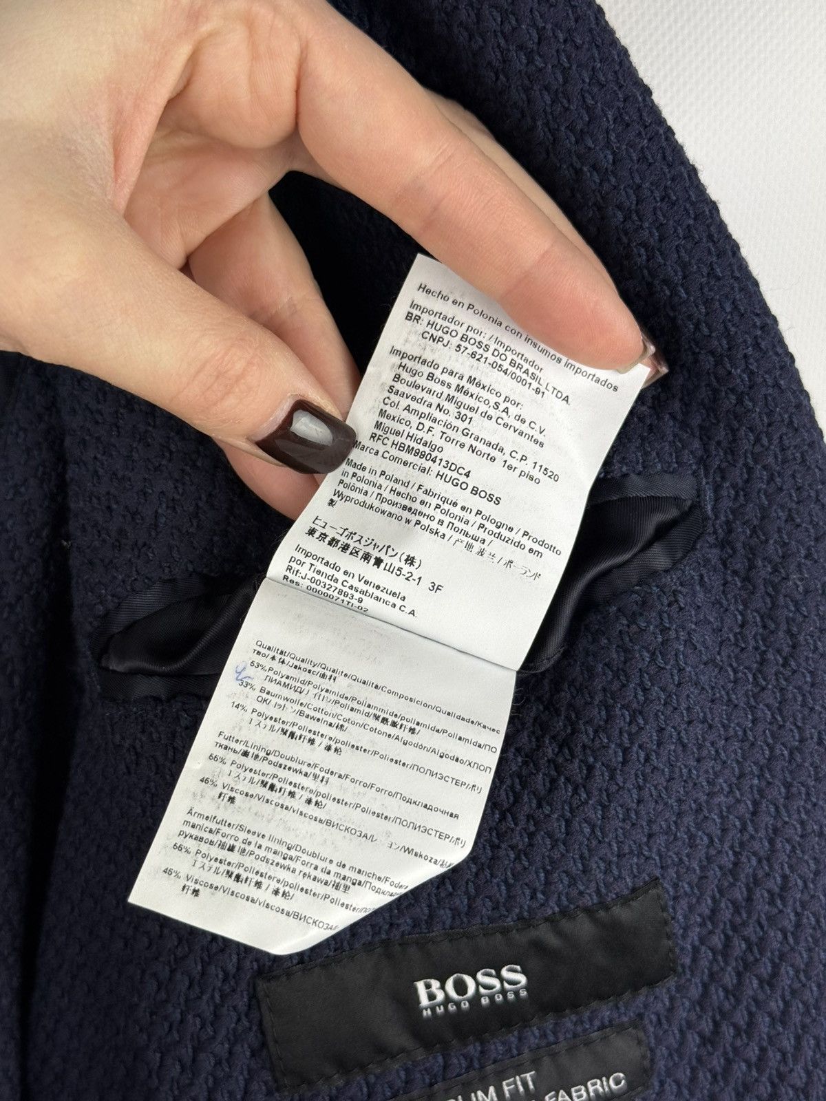 Hugo Boss Hugo Boss Marcoz21 Cotton Unlined Knitted Blazer Jacket Size 40R - 21 Thumbnail