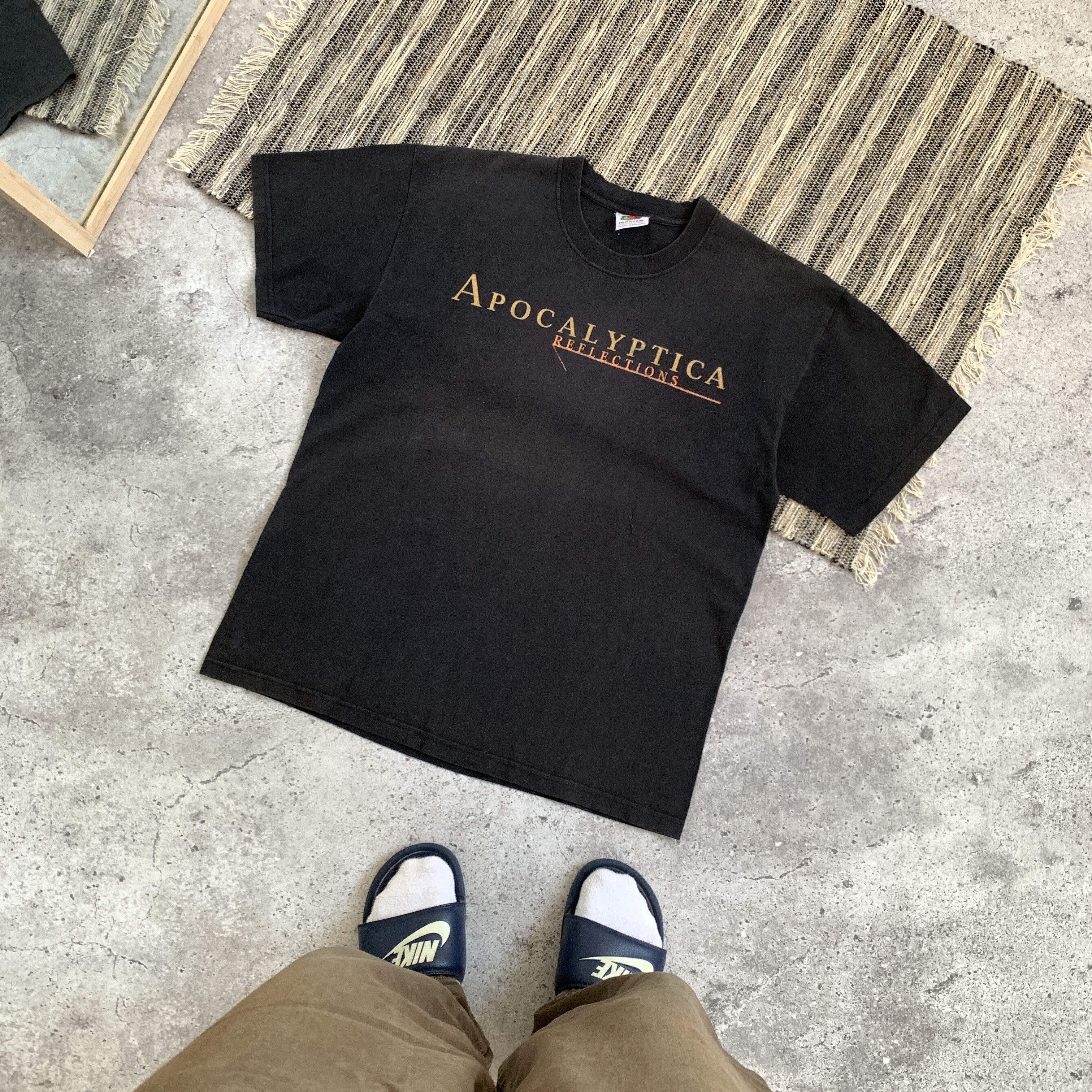 Band Tees Vintage APOCALYPTICA 90s Black Rock Band Tee Shirt Size US L / EU 52-54 / 3 - 2 Thumbnail