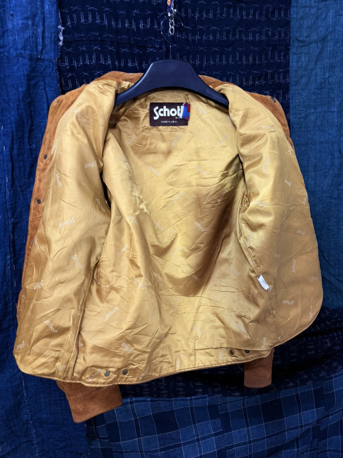 Schott Vtg Schott NYC Suede Leather Jacket Type 3 3sixteen 3🟦 Size US M / EU 48-50 / 2 - 11 Thumbnail