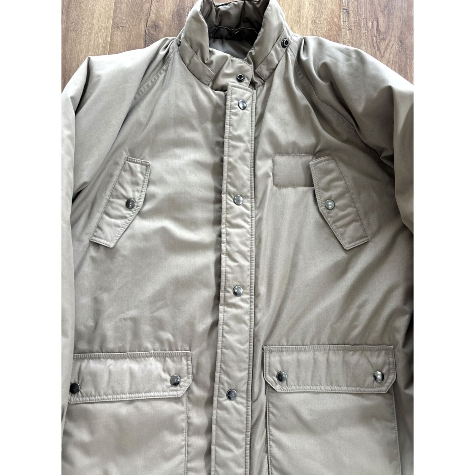 John Deere VINTAGE John Deere Trucker Jacket Mens XL Brown Puffer Work Coat 80s Farm Full Zip Reversible Size US XL / EU 56 / 4 - 7 Thumbnail