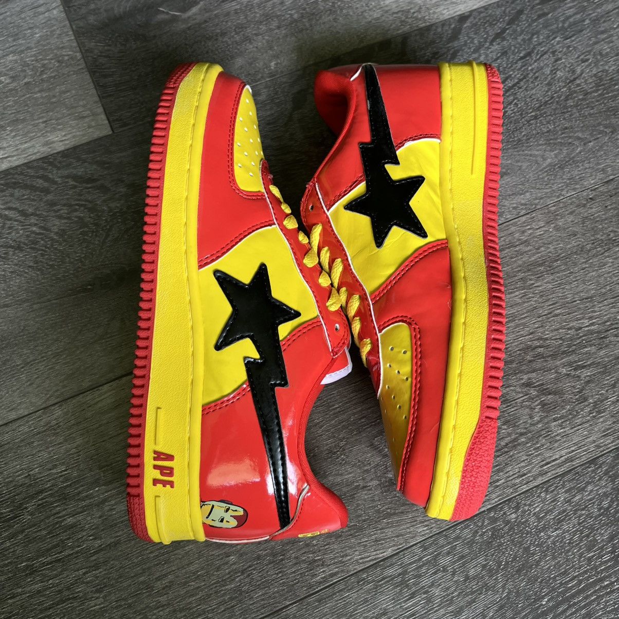 Bape × Marvel Comics NEW RARE OG 2005 A BATHING APE BAPESTA IRON MAN MARVEL SHOES Size US 8 / EU 41 - 4 Thumbnail