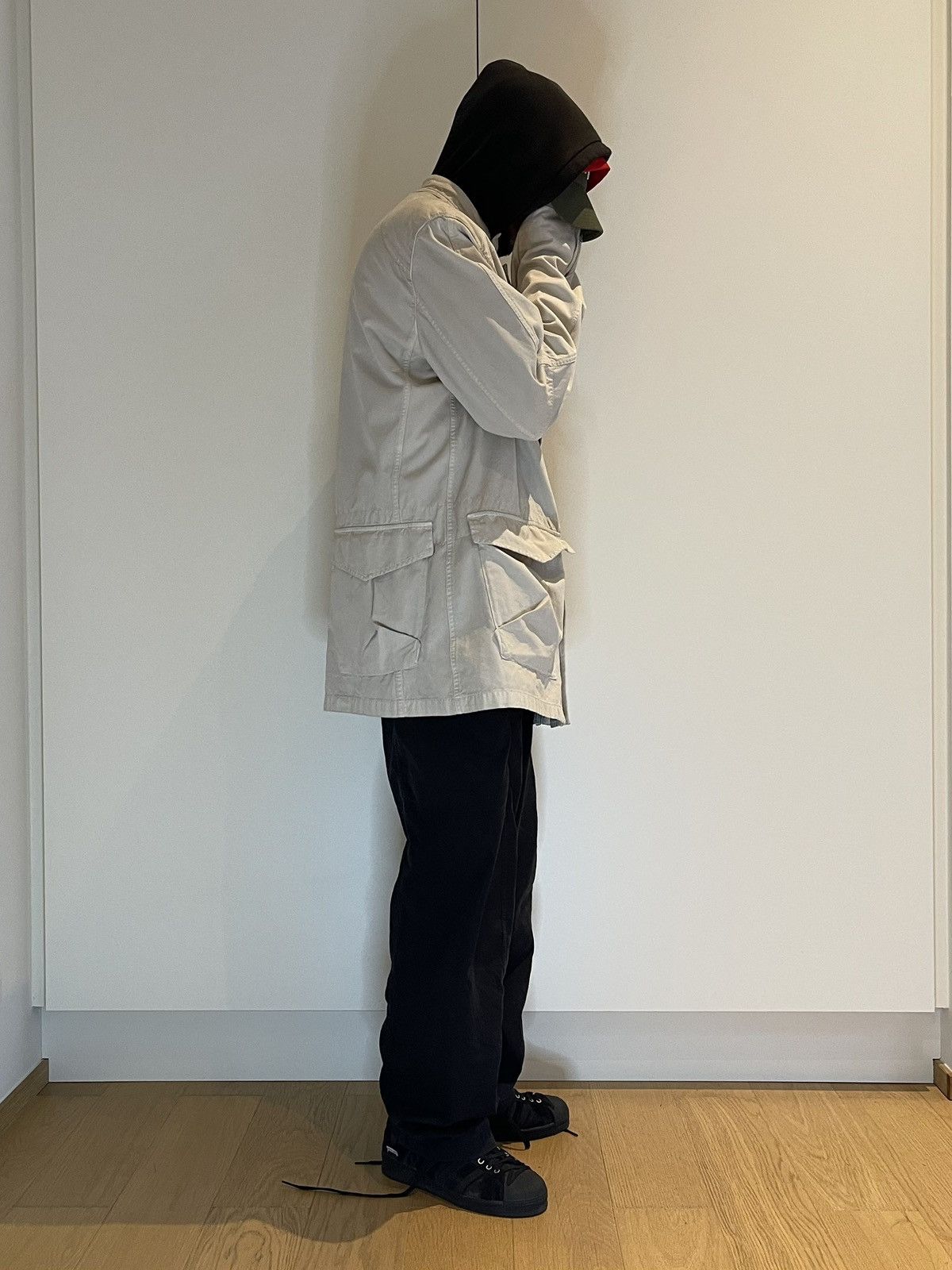 Maison Margiela Maison Martin Margiela SS06 Light Grey Cotton Field Jacket Size US L / EU 52-54 / 3 - 1 Thumbnail