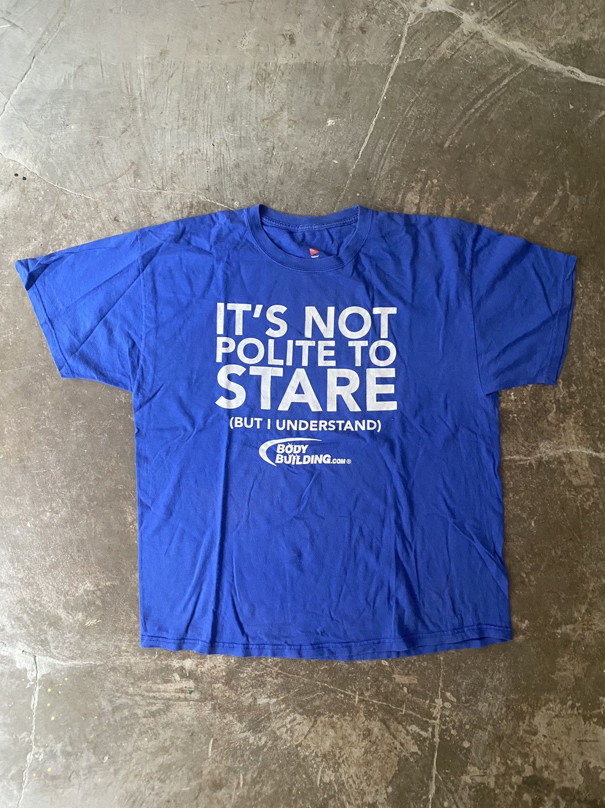 Vintage Vintage IT’S NOT POLITE TO STARE Slogan Tee Kapital CPFM Size US XL / EU 56 / 4 - 1 Thumbnail