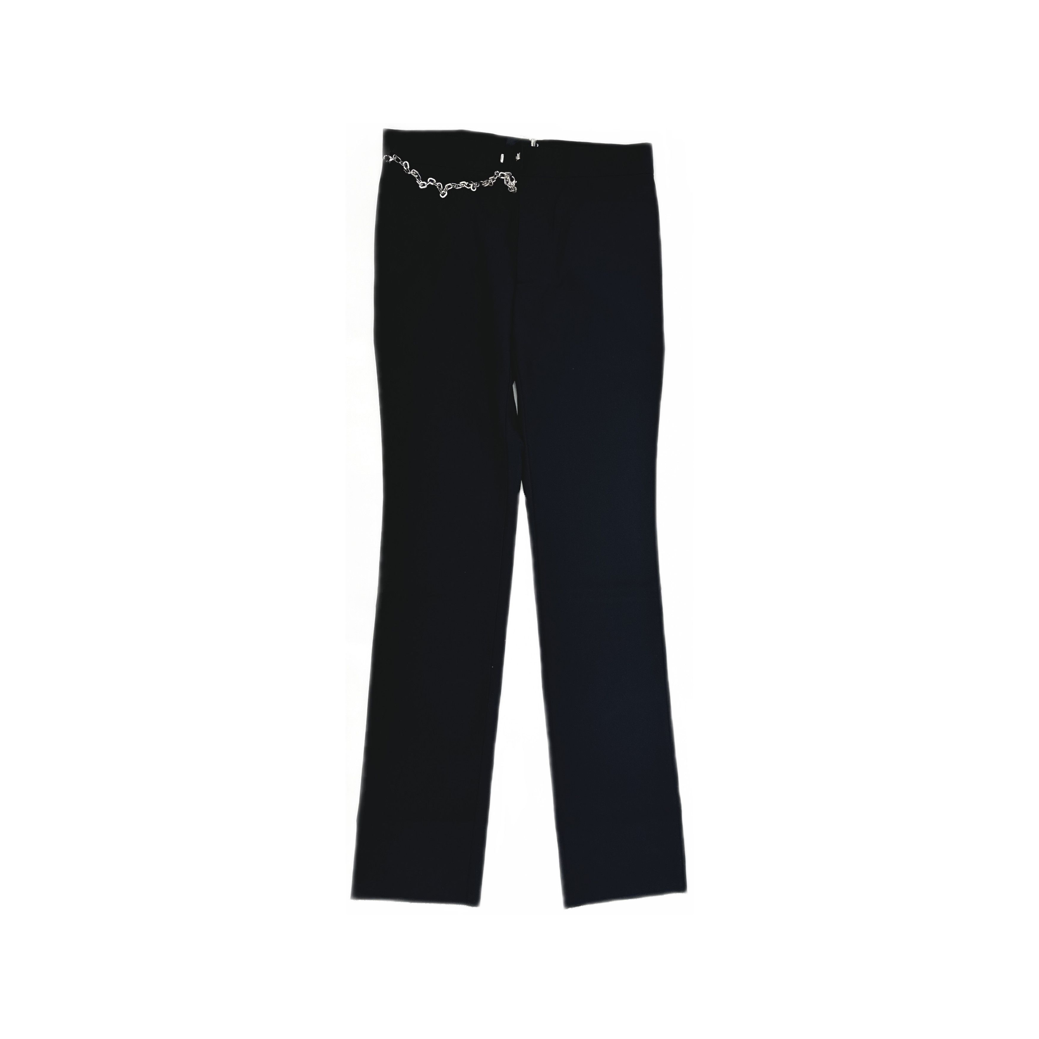 Givenchy Givenchy Chain Detail Wool Trousers Size 32 Size US 32 / EU 48 - 1 Thumbnail