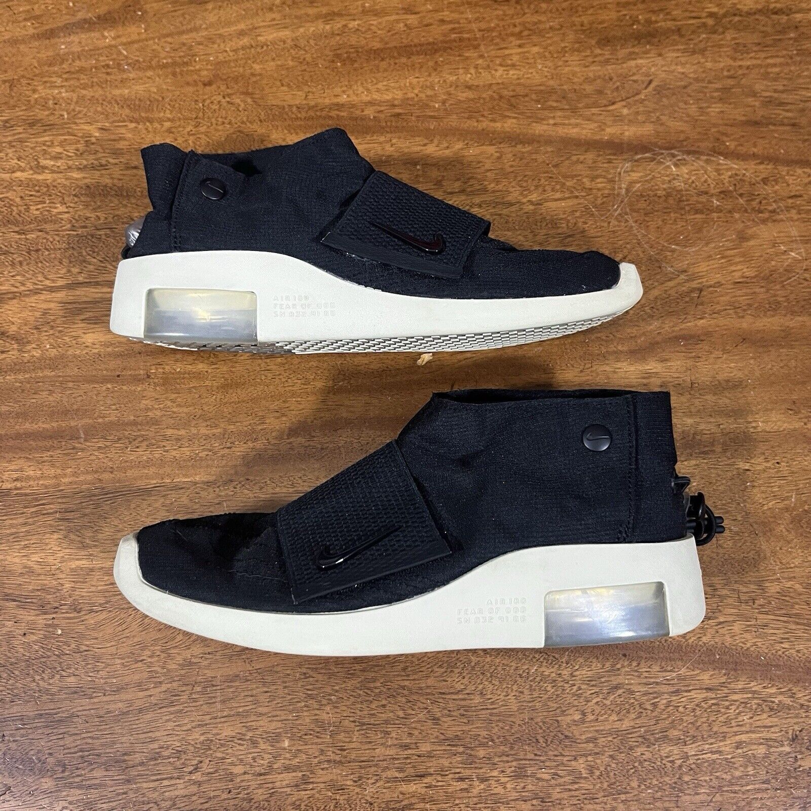Nike Size 4 - Nike Air Fear Of God Moc Black Size US 5.5 / IT 35.5 - 2 Thumbnail