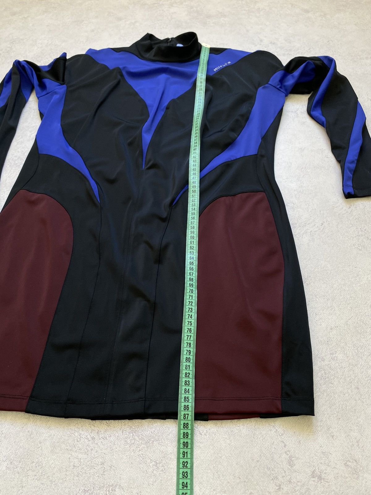 H&M × Mugler Mugler x H&M Womens Spiral Paneled Mini Dress Size XL Size XL / US 12-14 / IT 48-50 - 18 Thumbnail
