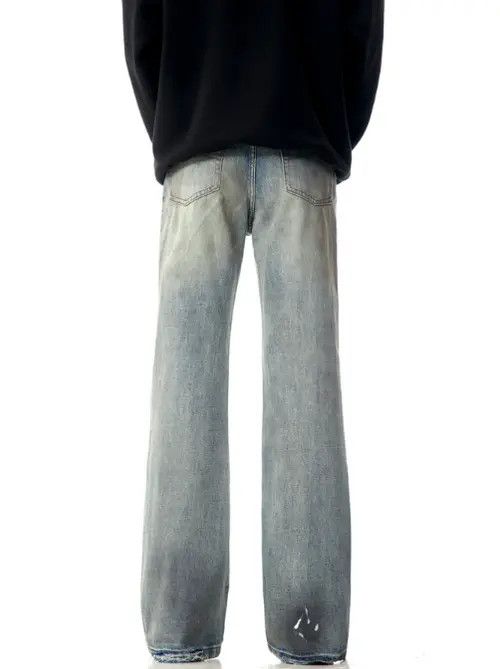 VIBE Heavy industrial style washed studded large pocket jeans Size US 32 / EU 48 - 4 Thumbnail