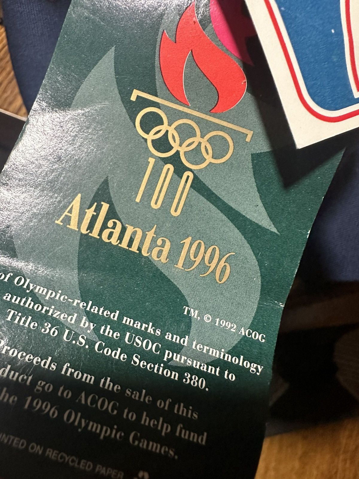 Logo 7 1996 Atlanta olympic logo 7 snapback hat Size ONE SIZE - 3 Thumbnail