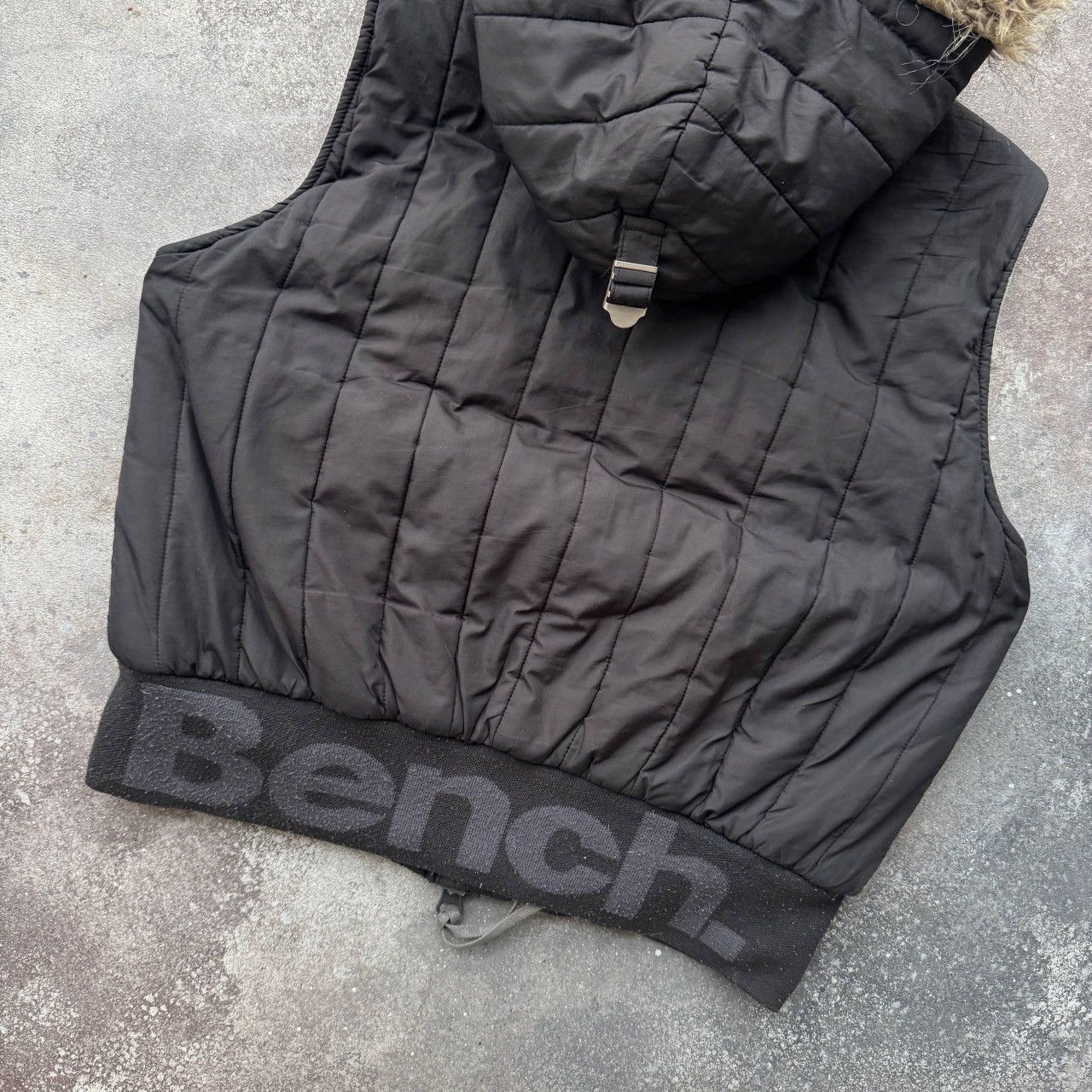 Bench Bench Vintage Gorpcore Y2K Faux Fur Hooded Jacket Size L / US 10 / IT 46 - 14 Thumbnail