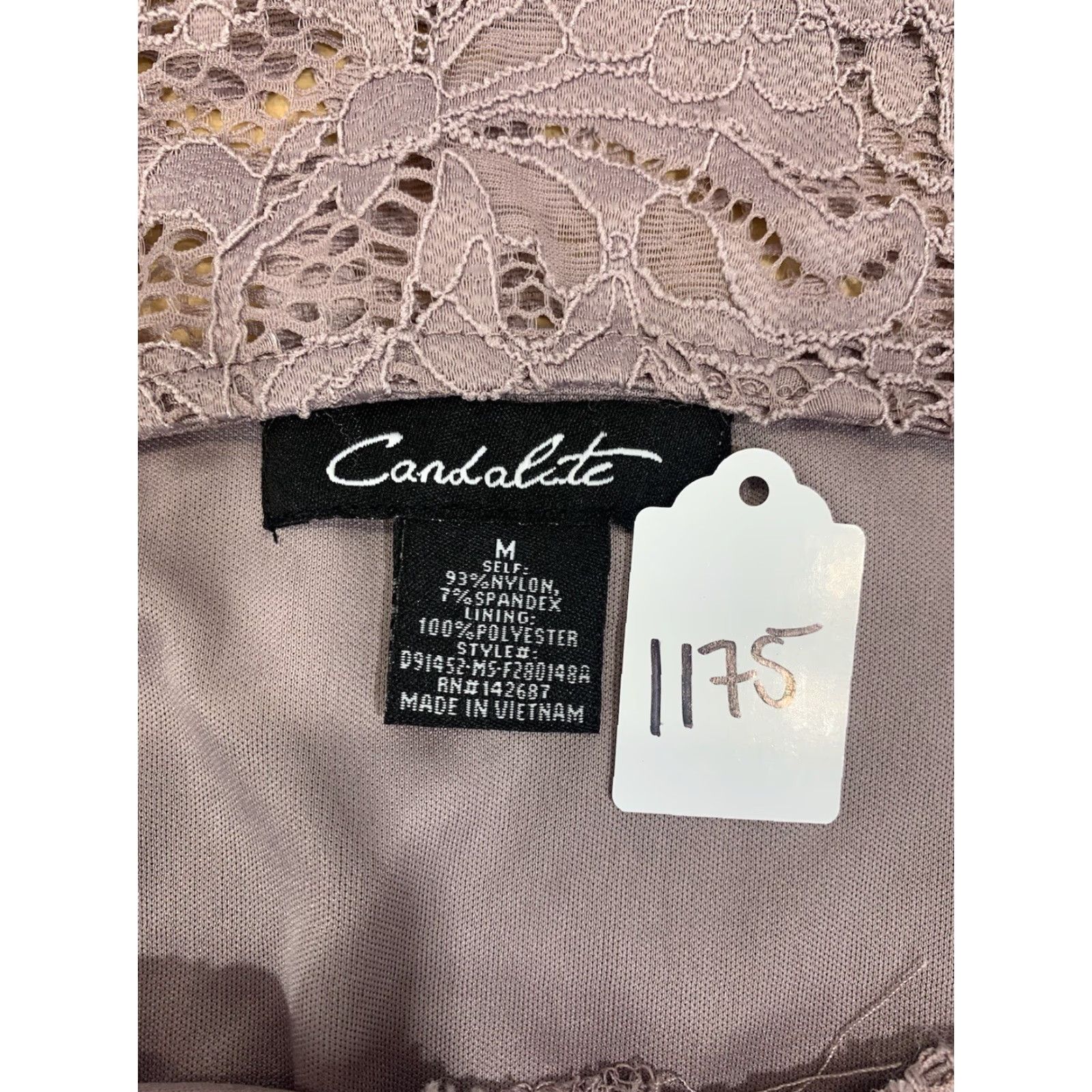 Vintage Candalite Dress Sleeveless Floral Purple M Women Short Pullover Casual Party/Cocktail Spring Summer Vintage No (adjusted) Size M / US 6-8 / IT 42-44 - 3 Thumbnail
