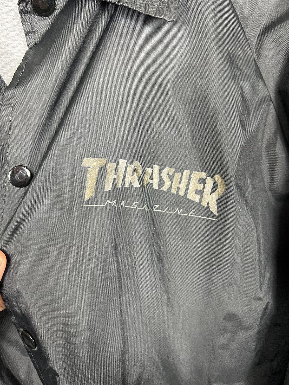 Thrasher × Vintage 🔥 VINTAGE THRASHER COACH JACKET MADE IN USA Size US M / EU 48-50 / 2 - 13 Thumbnail