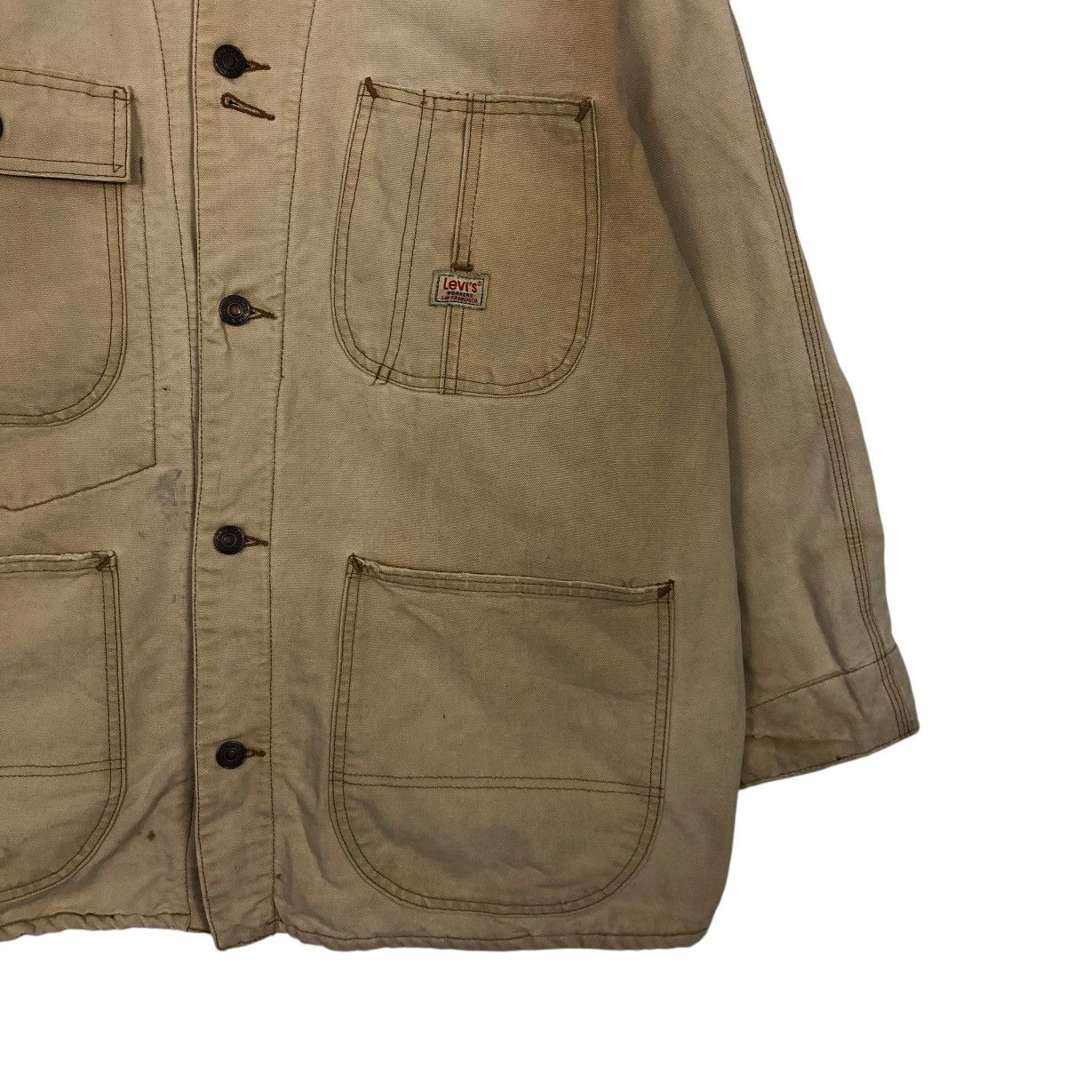 Levi's 🔥VINTAGE CHORE JACKET LEVI’S WORKERS SAN FRANCISCO DETROIT Size US M / EU 48-50 / 2 - 7 Thumbnail