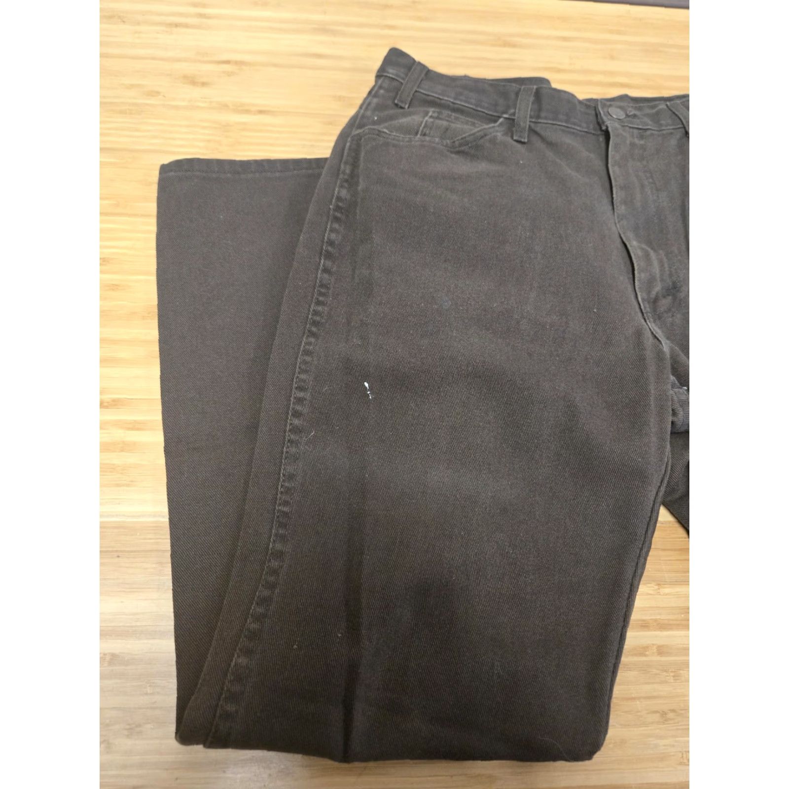 Dickies Dickies Jeans Mens 38x32 Brown Workwear Denim Pants Straight Leg Relaxed Fit Size US 38 / EU 54 - 5 Thumbnail