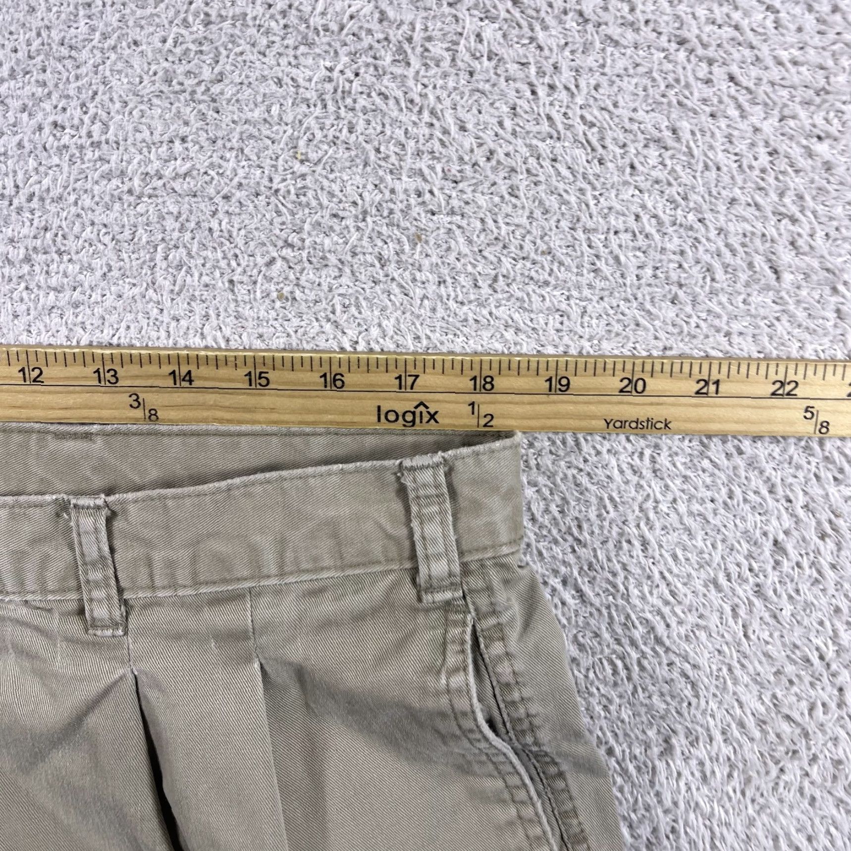 Dockers VINTAGE Dockers Pants Mens 38x30 Khaki Beige Classic Pleated Cotton Size US 37 - 5 Thumbnail