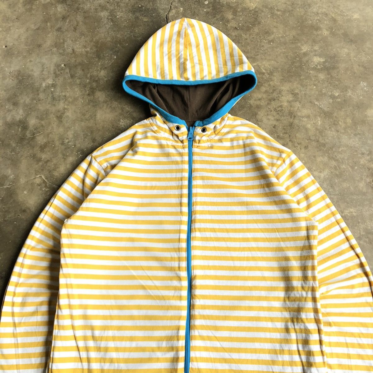 Hysteric Glamour 2000s Baby Doll Reversible Ziphoodie Brown/Striped Lgb Size US M / EU 48-50 / 2 - 11 Thumbnail