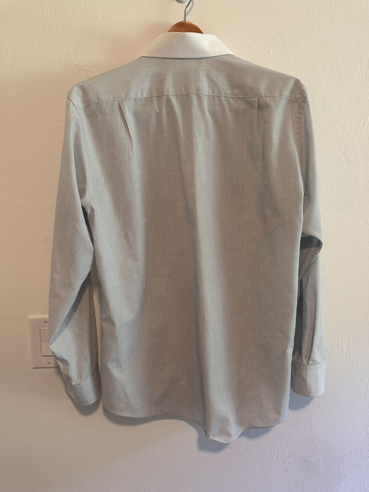 Lanvin Grey Button Down Shirt Sz 15