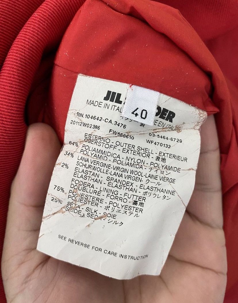 Jil Sander AW2011 Raf Simons Era Jil Sander red padded Size L / US 10 / IT 46 - 11 Thumbnail