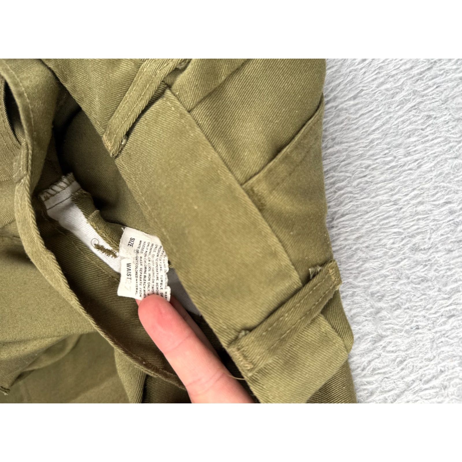 Vintage VINTAGE Boy Scouts Pants Boy Scouts of America Twill Cotton Green 27x27 Adult Mens Green Vintage Scout Pants 27x27 Size US 40 / EU 56 - 6 Thumbnail