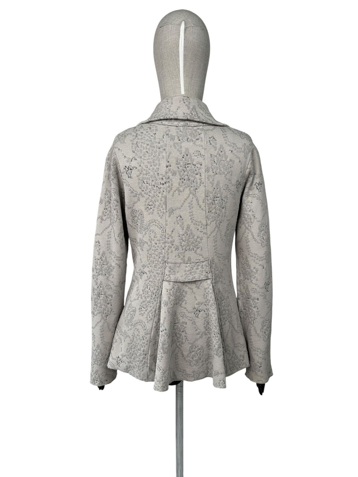 Transit TRANSIT PAR SUCH Avant Garde Asymmetrical Jacquard Jacket Size M / US 6-8 / IT 42-44 - 3 Thumbnail