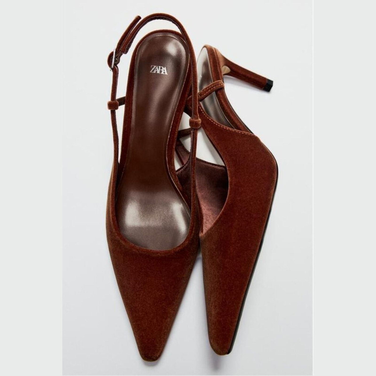 Zara RARE!!! ZARA Pointed Toe Heels NWT Size US 8 / IT 38 - 13 Thumbnail