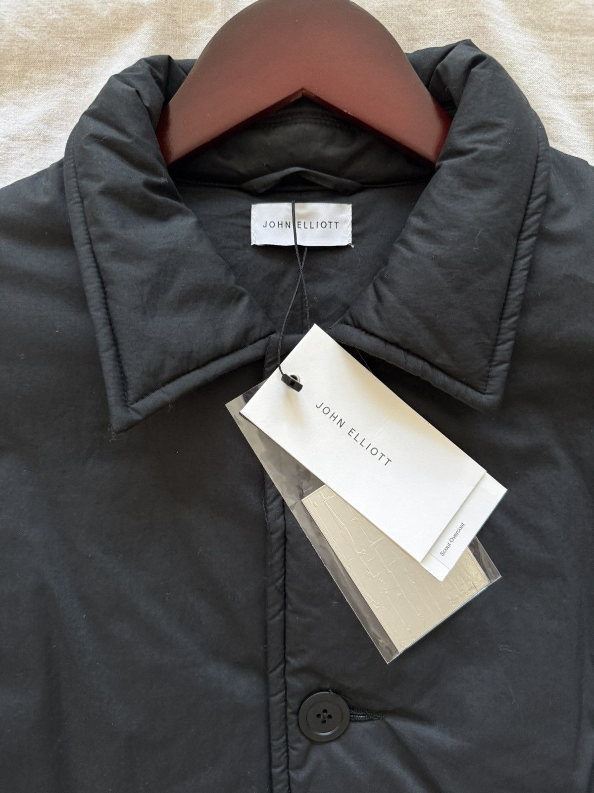 John Elliott FW22 Padded Long Coat Size 2 Black NEW Size US M / EU 48-50 / 2 - 3 Thumbnail
