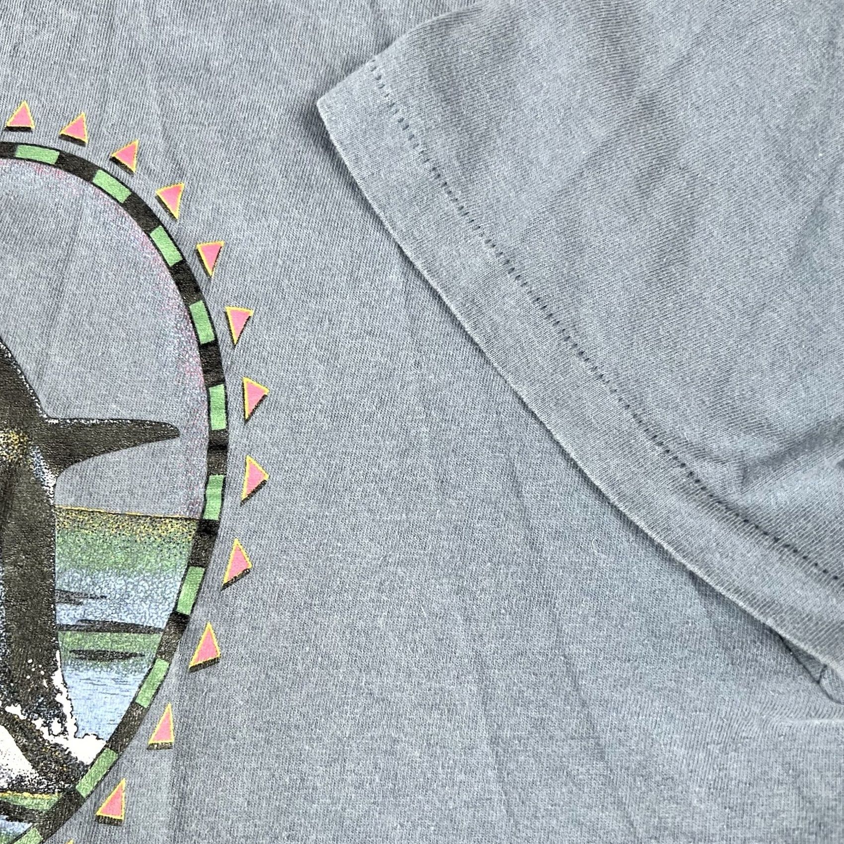 Anvil VINTAGE 90s Anvil T-Shirt Whale Alaska Big Graphic 2XL USA Crew Neck Short Sleeve Graphic Print Unisex Adults Size US XXL / EU 58 / 5 - 5 Thumbnail