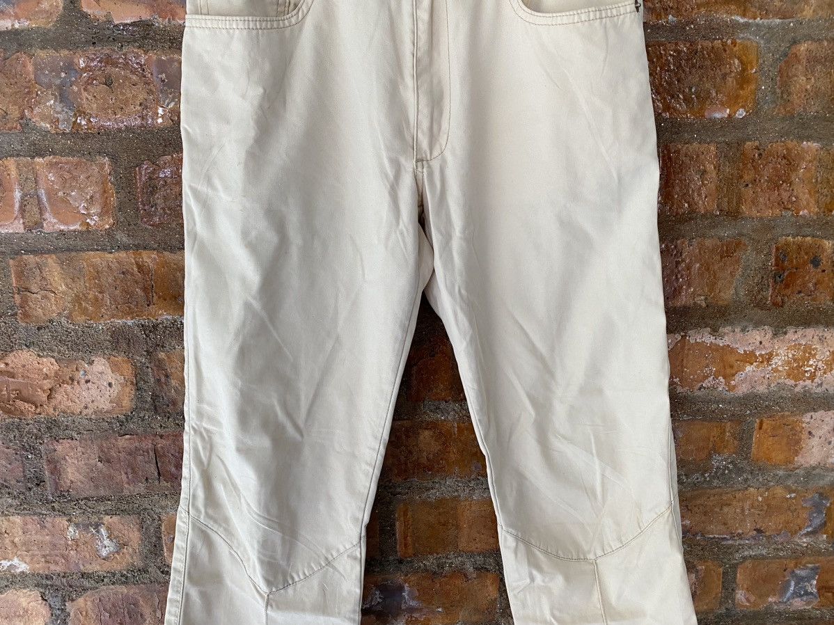 W&LT × Walter Van Beirendonck 2000s W&LT leg hagi cream pants Size US 27 - 4 Thumbnail