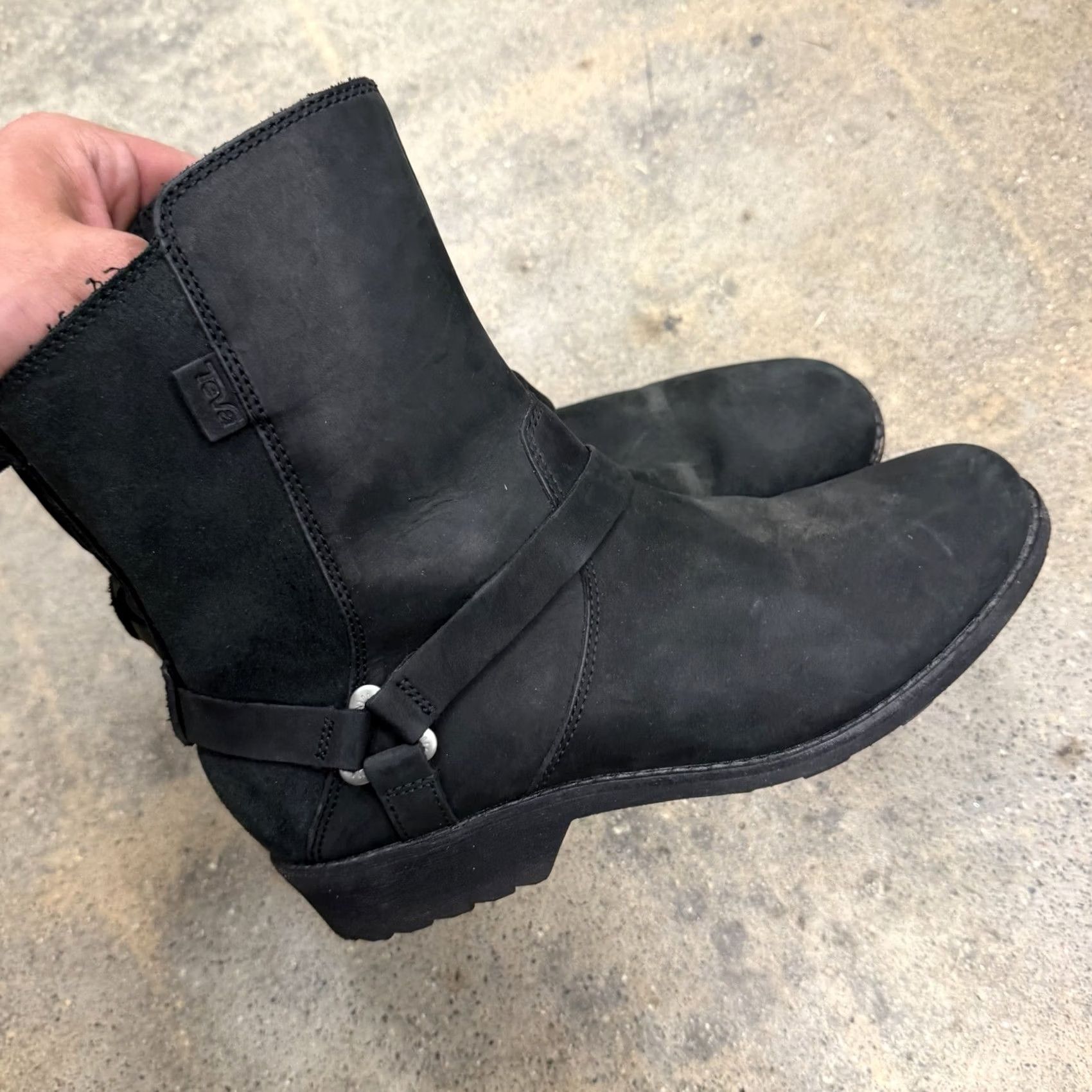 Teva Teva De La Vina Dos Waterproof Boots Side Zip Womens Size 9 Bison Black Size US 9 / IT 39 - 5 Thumbnail