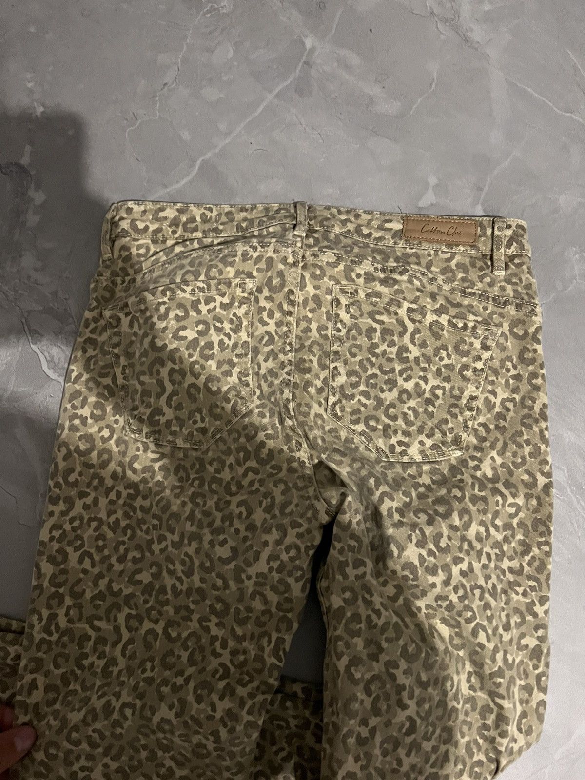 Vintage Archive Skinny Leopard Glamour Jean / Distressed Style 90 Size US 30 / EU 46 - 6 Thumbnail