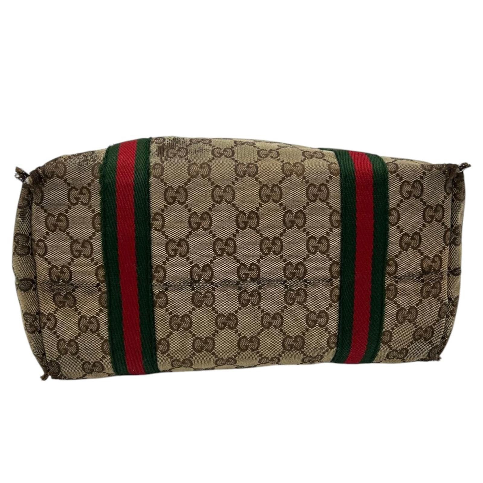 Gucci Gucci - Vintage GG Canvas Tote Bag Size ONE SIZE - 9 Thumbnail