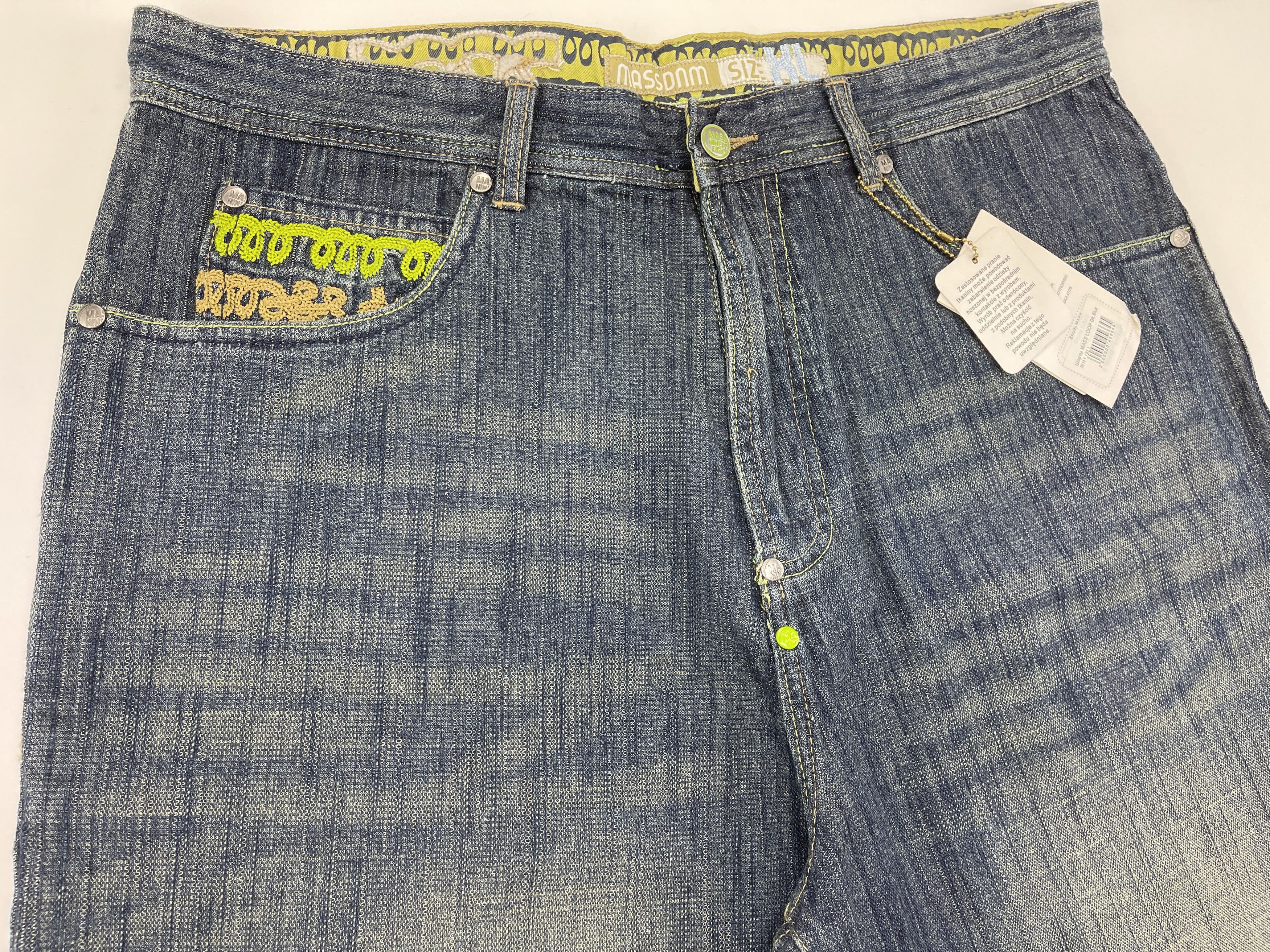 Vintage Mass DNM jeans shorts, vintage hip hop, 90s, skater, size 36 Size US 36 / EU 52 - 9 Thumbnail