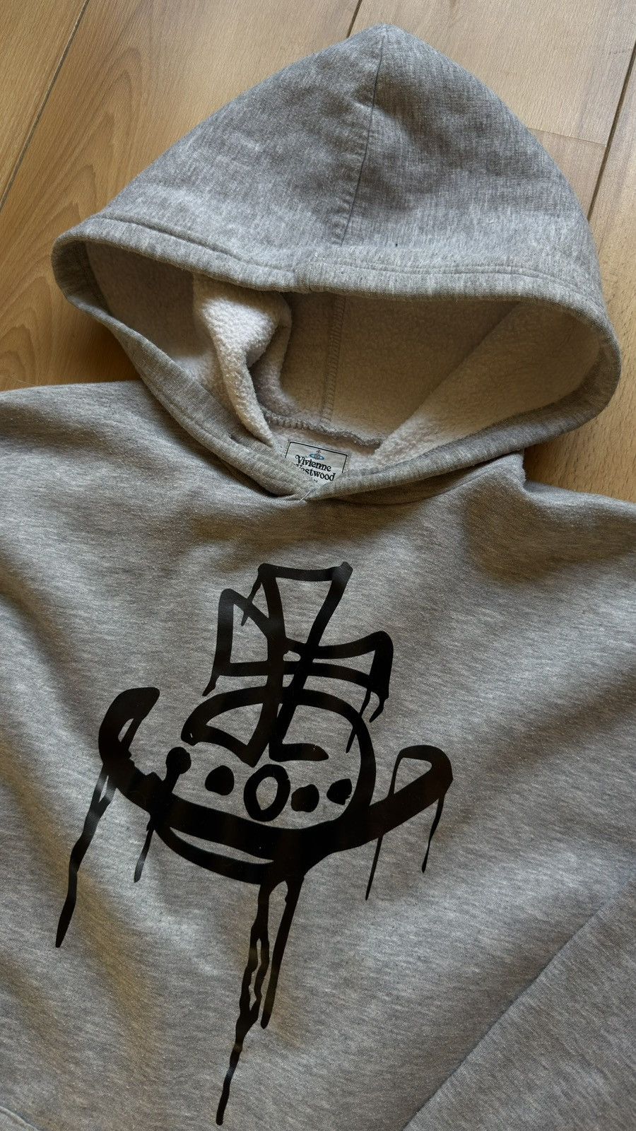 Vivienne Westwood Vivienne Westwood gray hoodie Size US XL / EU 56 / 4 - 3 Thumbnail