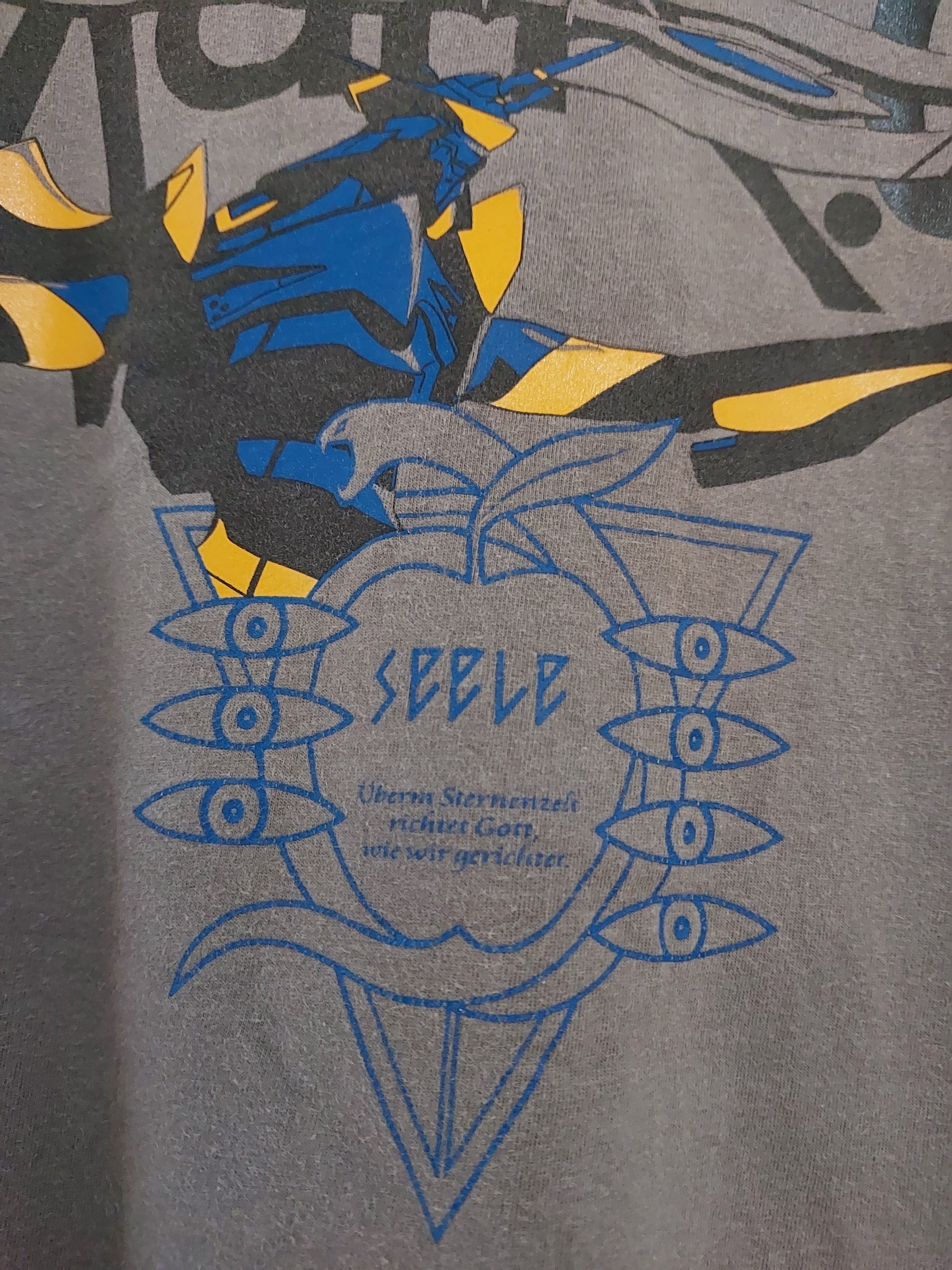 Anime EVANGELION ANIME SEELE T SHIRT Size US XL / EU 56 / 4 - 3 Thumbnail