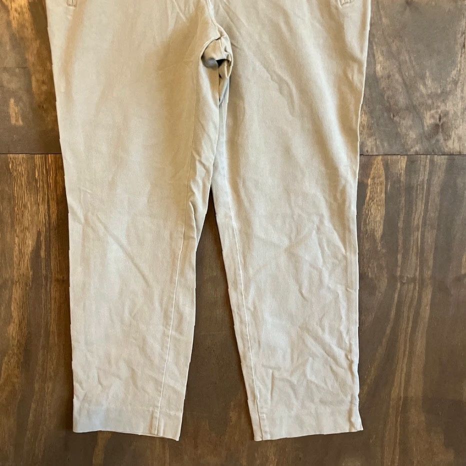 Talbots Talbots Pants Tan Curvy Petite Mid Rise Straight Ankle Stretch 8P Womens Pants 8P Tan Straight Ankle Stretch Petite Mid Rise Casual Workwear/Formal Size 30" / US 8 / IT 44 - 3 Thumbnail