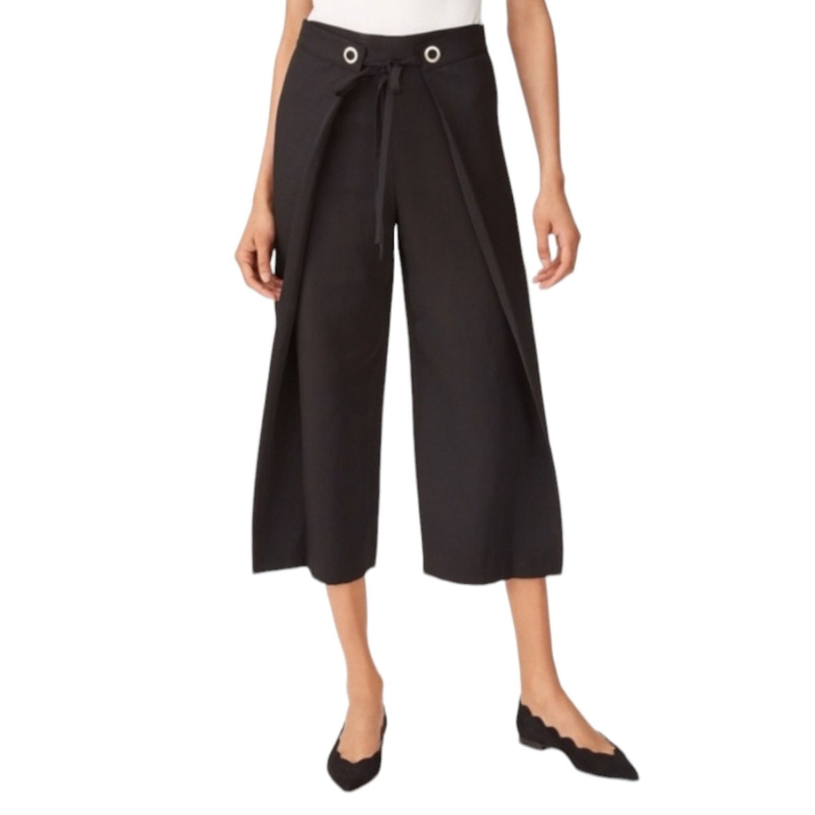 Club Monaco Club Monaco Janetta Crop Wide Leg Pants 0 Size 25" / US 0 / IT 36 - 3 Thumbnail