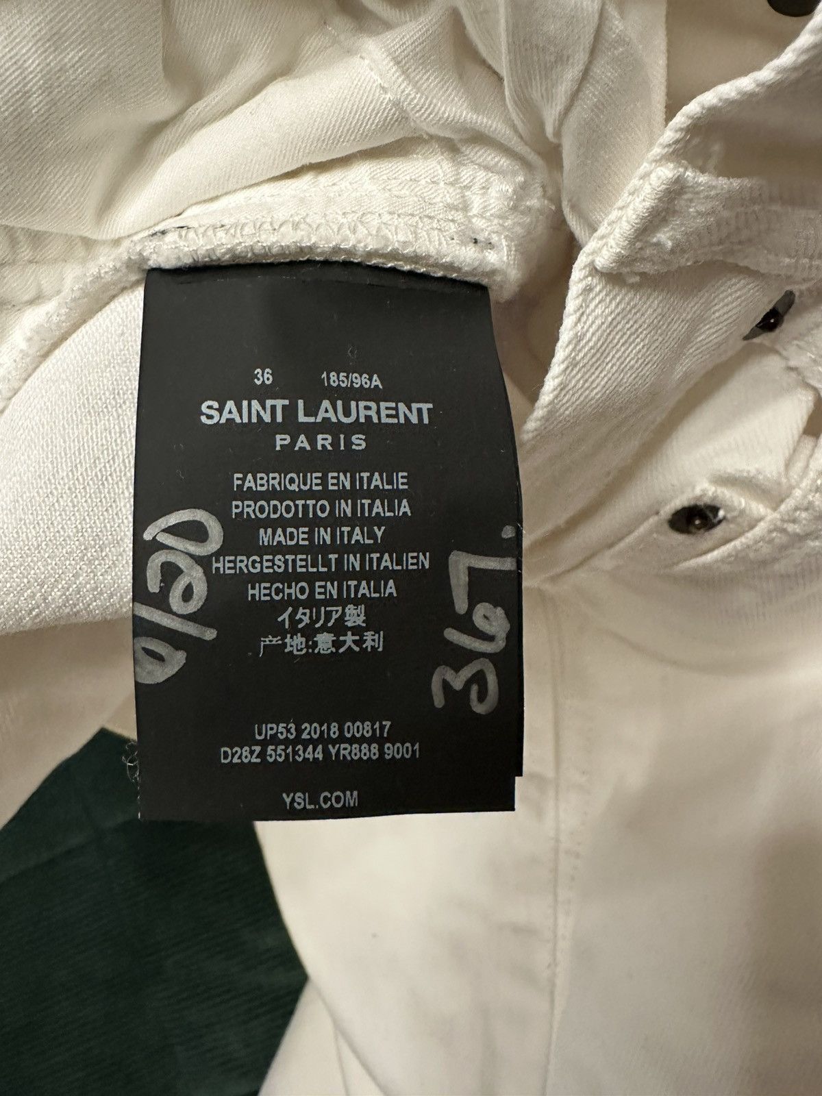 Yves Saint Laurent Ysl skinny jeans Size US 36 / EU 52 - 5 Thumbnail