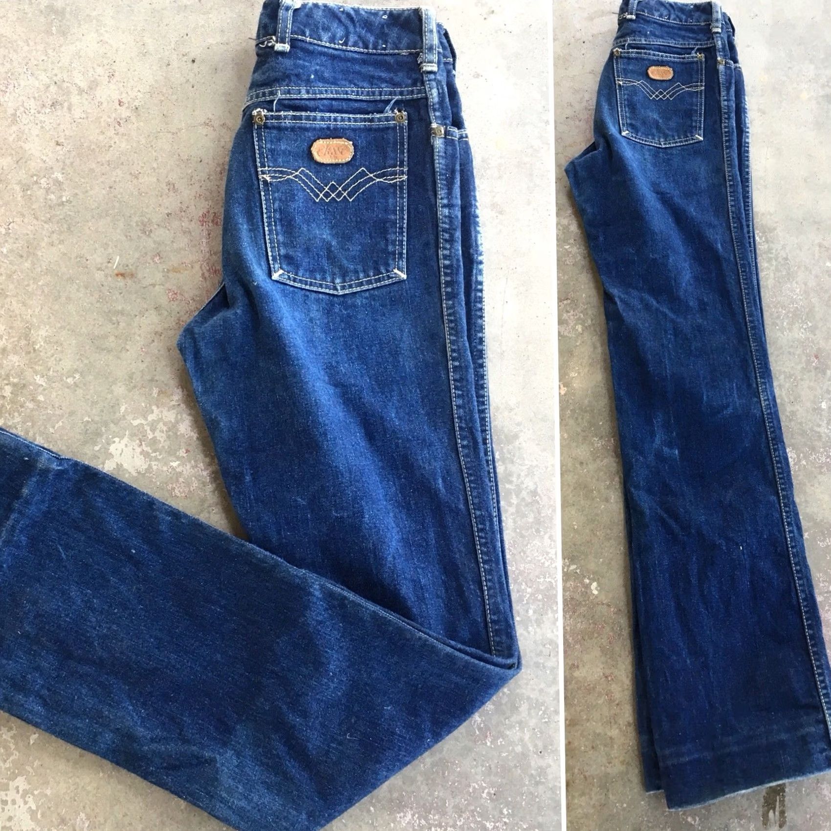 Vintage VINTAGE Jesse Jeans 1980s 1970s Blue Denim Jeans Size 6 25.5 in Waist Size 28" / US 6 / IT 42 - 3 Thumbnail
