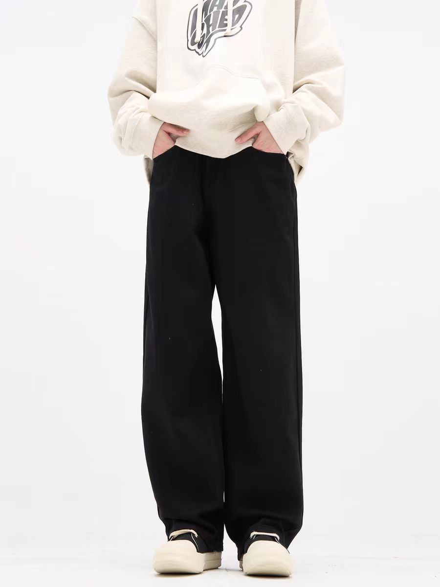 Japanese Brand × Vintage Black High Street Vintage Loose Fit Jeans Size US 31 - 2 Thumbnail