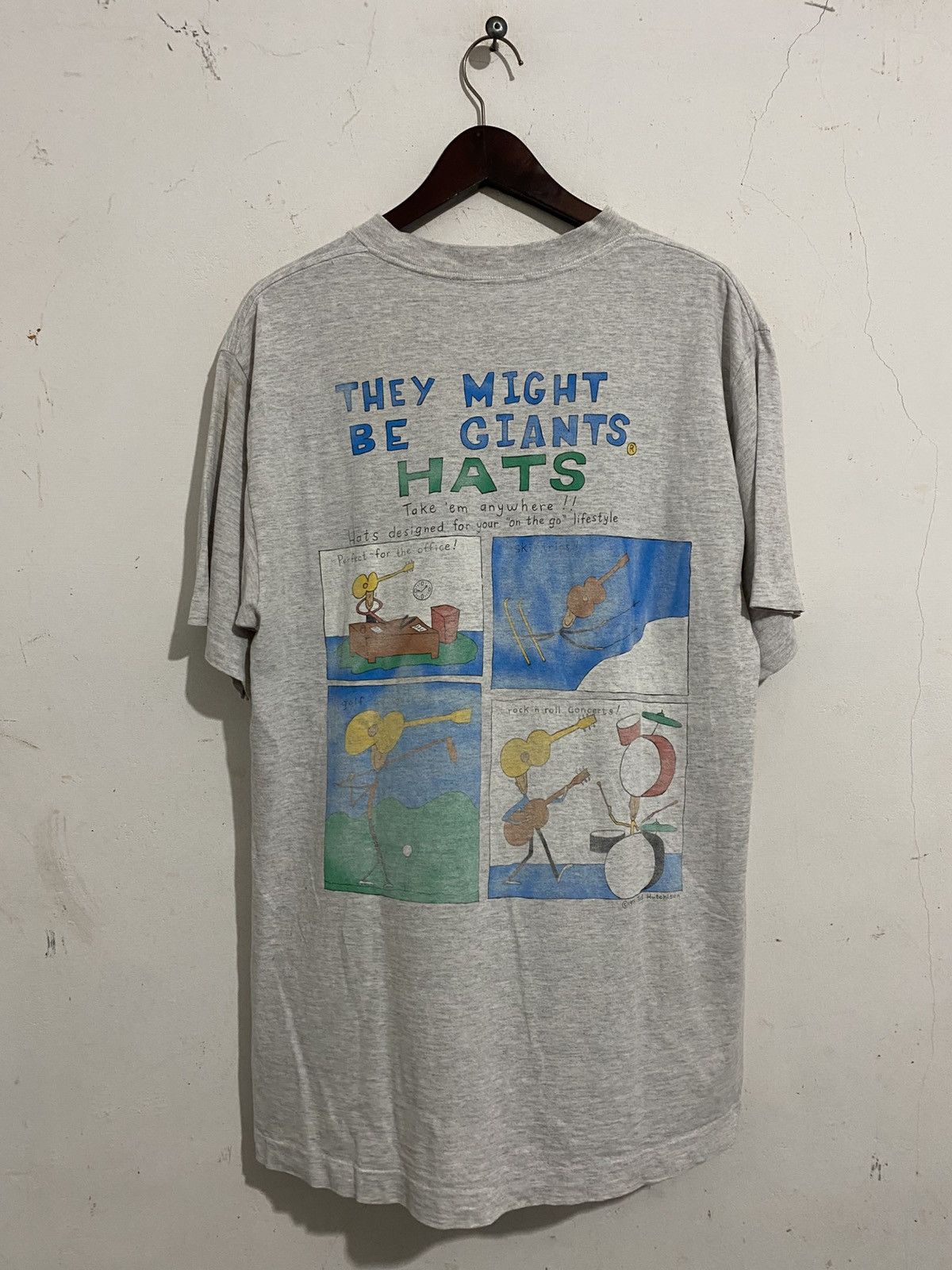Vintage They Might Be Giant 1994 Hat Tour Size US XL / EU 56 / 4 - 3 Thumbnail