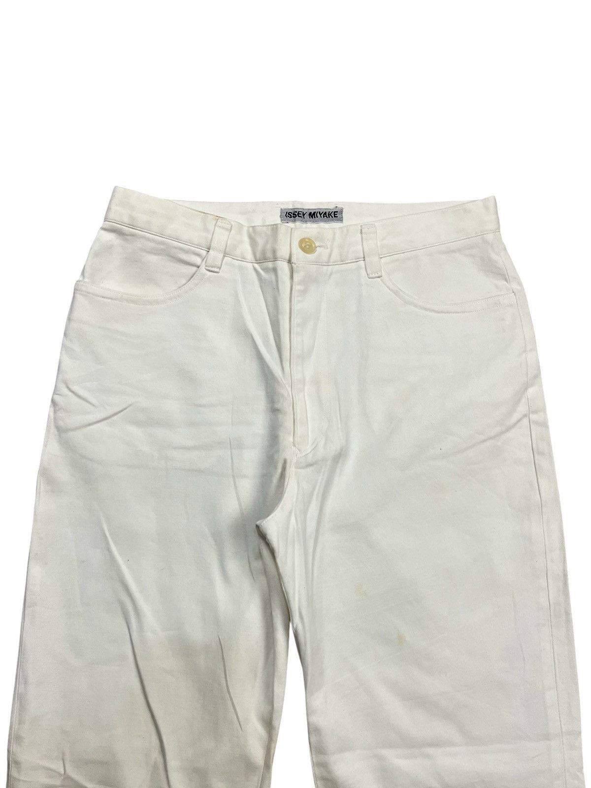 Issey Miyake SS94 Issey Miyake - White Pants Size US 29 - 3 Thumbnail