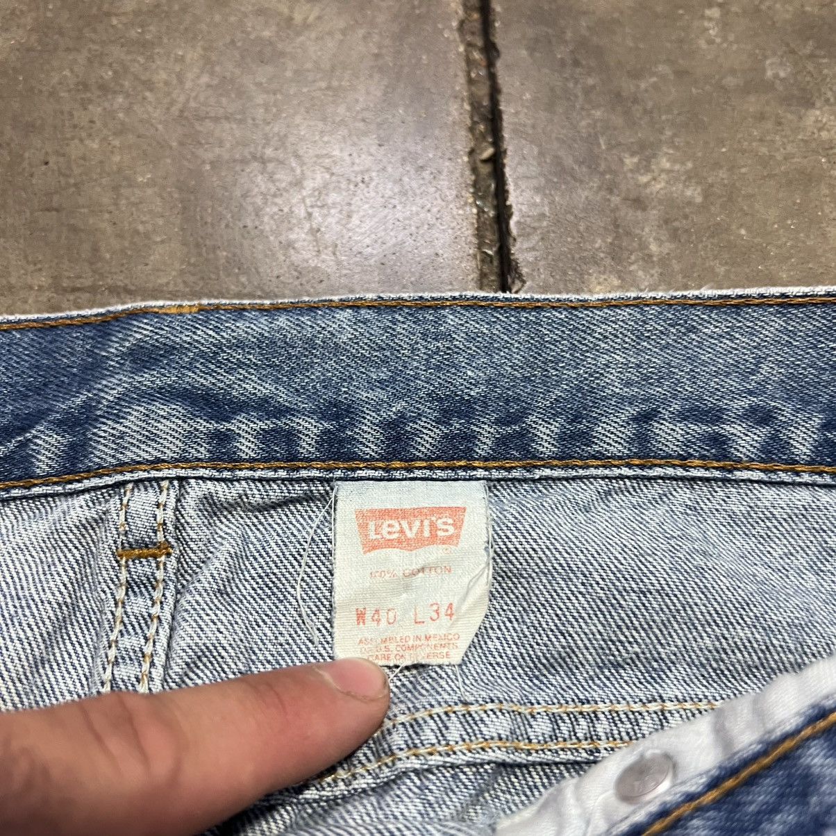 Levi's × Vintage Vintage 90s Levis 550 Orange Tab Denim Jeans Faded Western Size US 40 / EU 56 - 13 Thumbnail